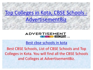 best cbse schools in kota