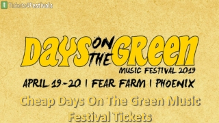 Days On The Green Music Festival Tickets 2019