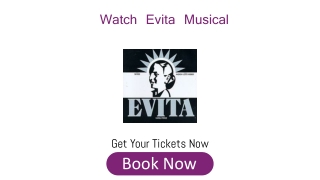 Cheap Tickets for Evita