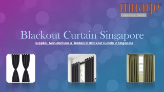Blackout Curtain Singapore
