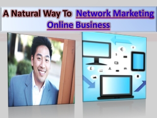 Network Marketing Online Business