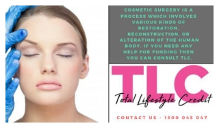Contact Us For Cosmetic Surgery Loan Financing Today | 1300 045 047
