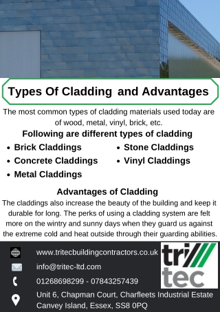 Different Types Of Cladding and Advantages