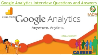 google analytics interview questions