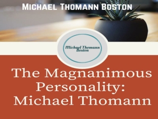 Meet the great personality: Michael Thomann