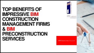BIM Engineering U.S., L.L.C. – Best BIM Construction Management Firms