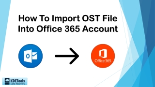 Import OST to Office 365