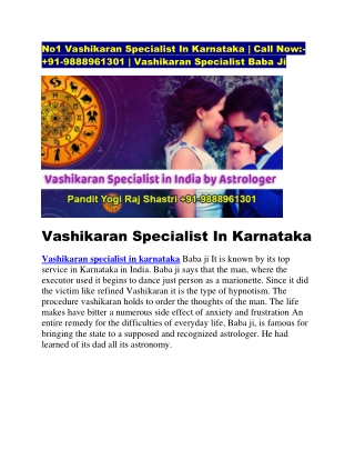 Vashikaran specialist in karnatala