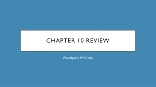 Chapter 10 Review