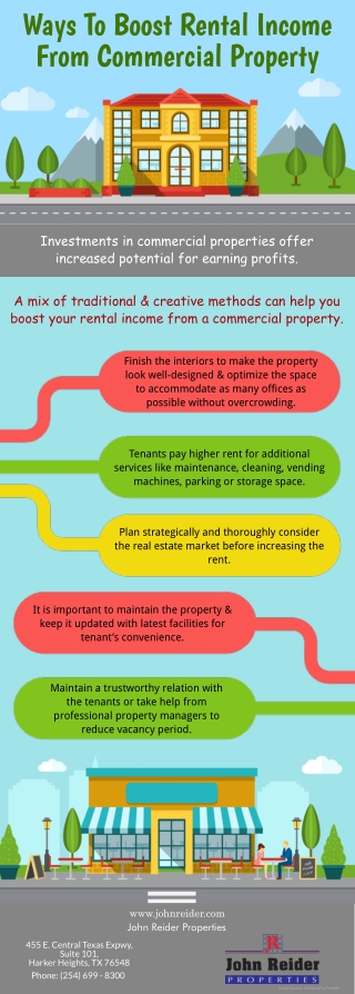Ways To Boost Rental Income From Commercial Property