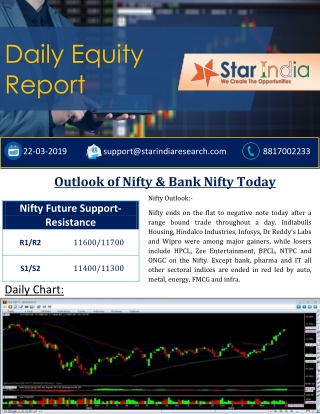 Daily Equity Market Report