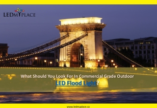 Why LED Flood Light are More Preferable than Traditional Lights?