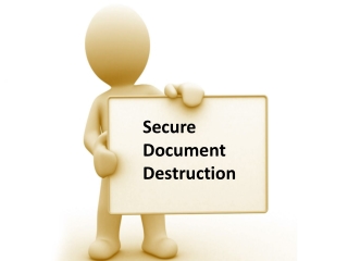 Secure Document Destruction - Smart Data and Document Destruction