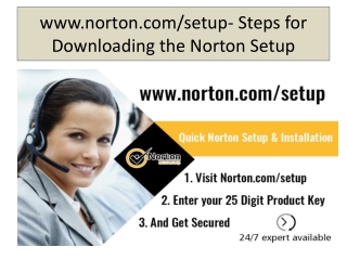 www.norton.com/setup | Enter Norton Activation Key & Start the Installation