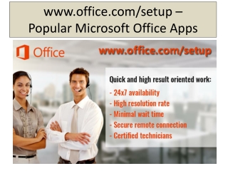 office.com/setup - How to activate Microsoft Office, Install MS Office Setup