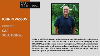 John N Vassos CAPXSolutionsLLC