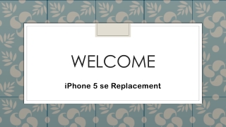Best iPhone 5se Replacement Parts