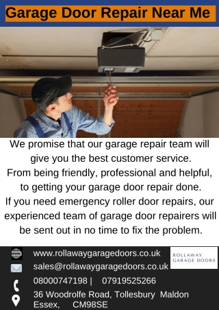 Garage Door Repair Near Me | Garage Door Repairs in Essex