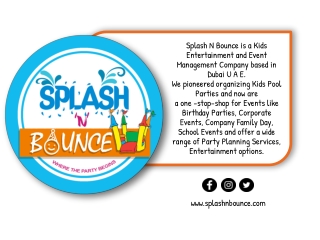 Splash and bounce | slides