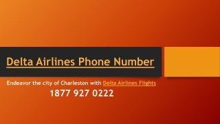 Endeavor the city of Charleston with Delta Airlines Flights