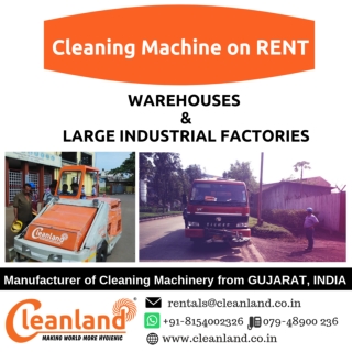 Road Cleaning Machine on Rent