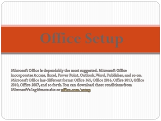 Office.com/setup-Microsoft Office Installation Key