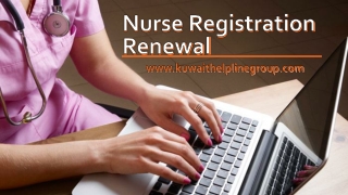 Nursing Registration renewal Services