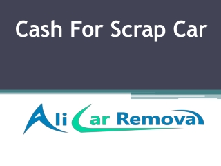 Cash For Scrap Car