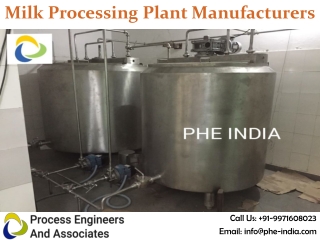 Milk Processing Plant Manufacturers