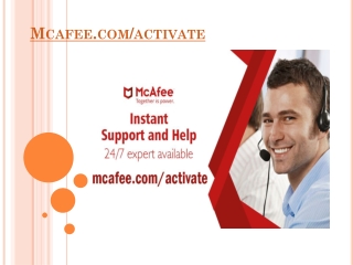 McAfee Activation by a Retail Card in Easy Steps at www.mcafee.com/activate Houston