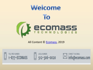 Engineering Plastics and Their Commercial Development at Ecomass Technologies
