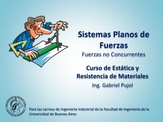 Sistemas Planos de Fuerzas - Ejercicios de Aplicación (05.04) y (05.05)