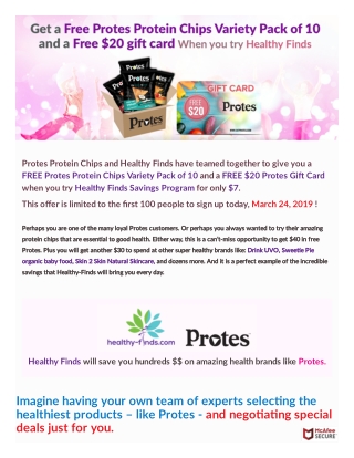 FREE Protes Gift Card