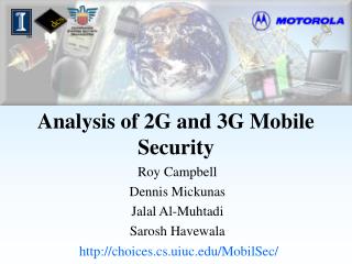 Analysis of 2G and 3G Mobile Security