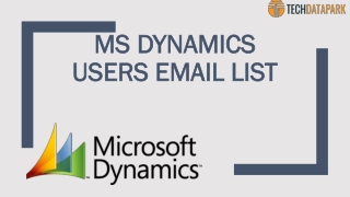How can I Get MS Dynamics Users Email List