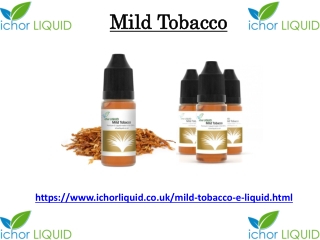 Mild Tobacco