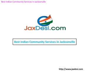 Best Indian Community Services in Jacksonville