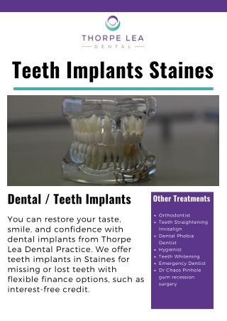 Teeth Implants Staines