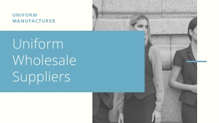 How to find uniform wholesale suppliers in Mumbai