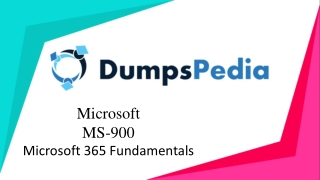 MS-900 Test Dumps