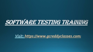 Software Testing Training