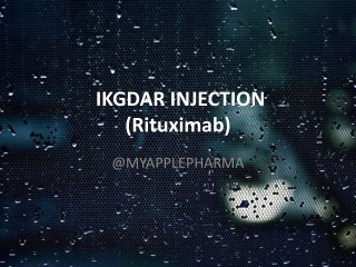 IKGDAR 500MG INJECTION | Rituximab | Apple Pharmaceuticals
