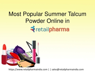 Summer Talcum Powder - Buy Talcum Powders at Best Price in Gujarat