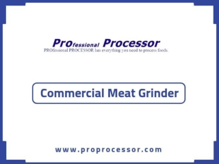 The best models of commercial meat grinder