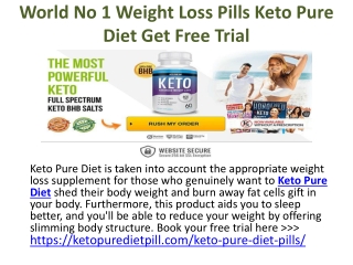 Keto Pure Diet Perfect Weight Loss Supplement In 2019