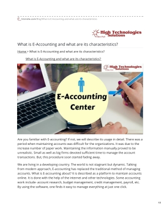 Best E- Accounting Training Institute in Delhi, Ncr