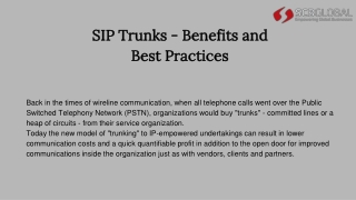 SIP trunk services in USA