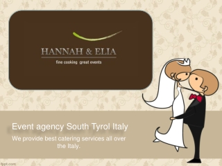 Event agency South Tyrol Italy