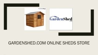 Small Garden Sheds, Easy Sheds, Timber Sheds Online