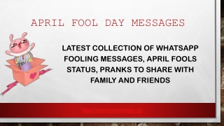 April Fool Day Messages - April Fool Text Pranks Jokes - April Fool Wishes